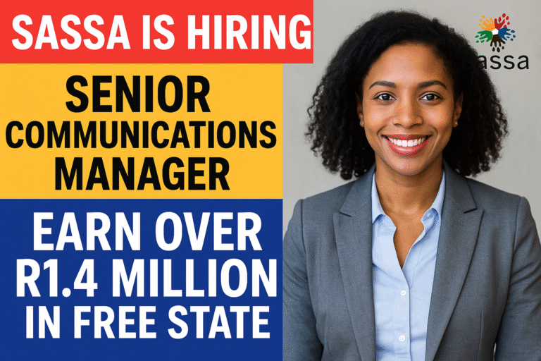 SASSA Is Hiring a Senior Communications Manager